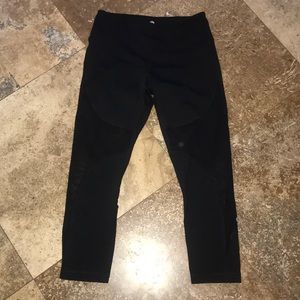 90 Degree By Reflex black mesh leggings